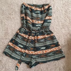 Strapless Romper